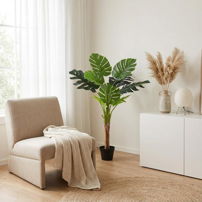 Kunstplant Monstera Deliciosa - 120cm