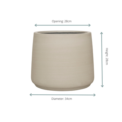 Jumbo Patt Beige Washed - D34 x H28