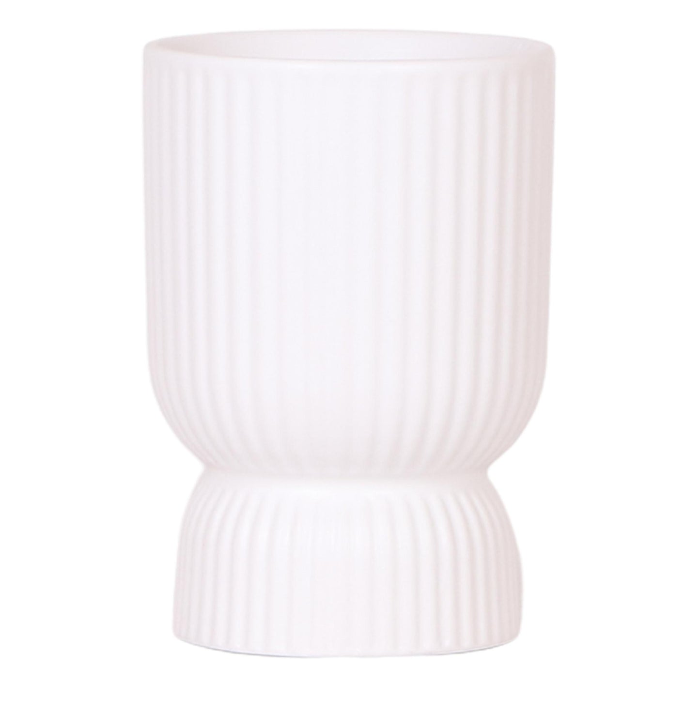 Diabolo pot white - Ø12cm