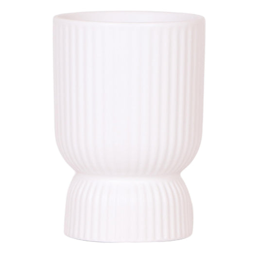 Diabolo pot white - Ø12cm