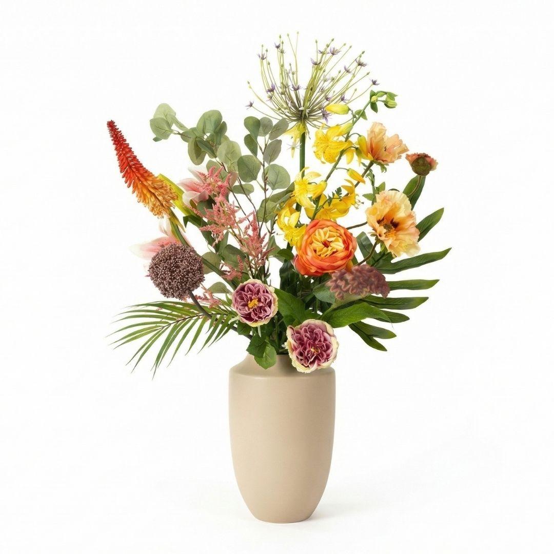 Kunstbloemen boeket - Tropical Chic Deluxe