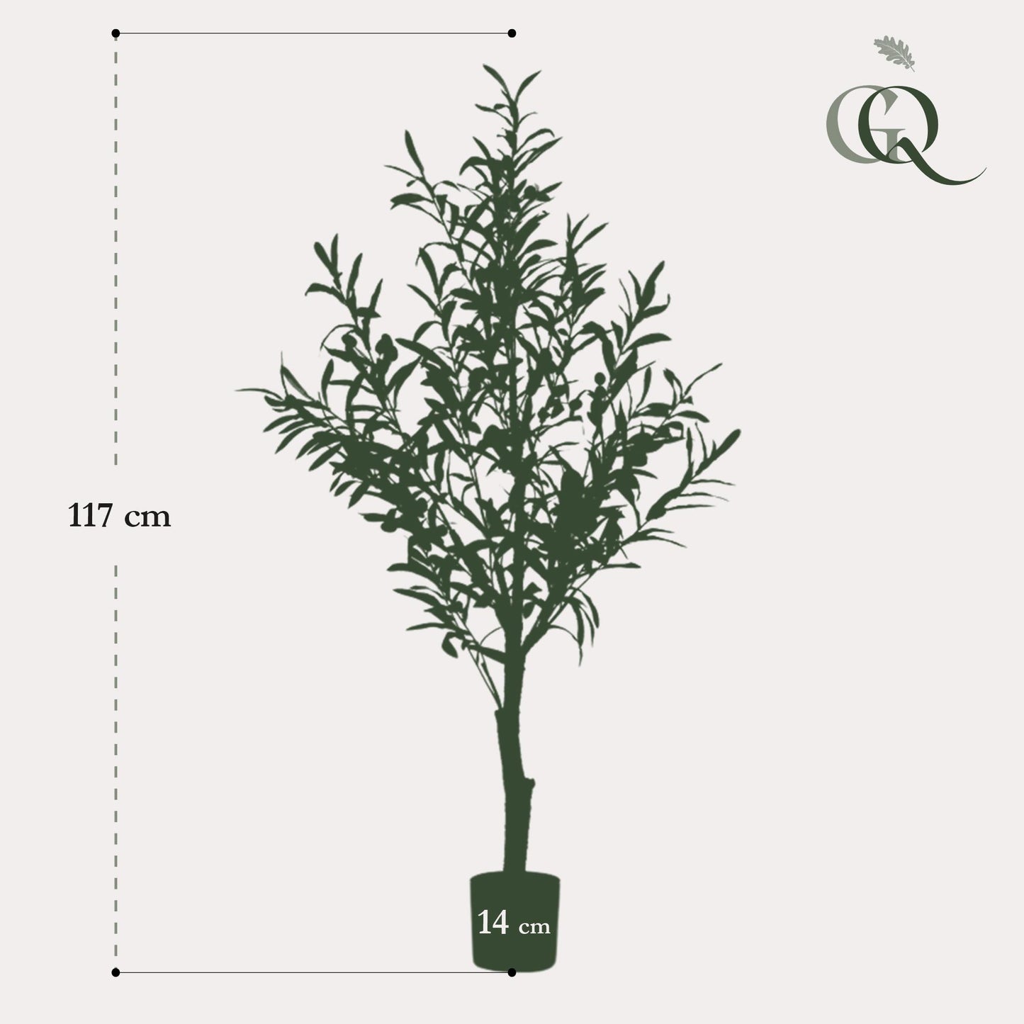 Kunst Olijfboom - 115 cm
