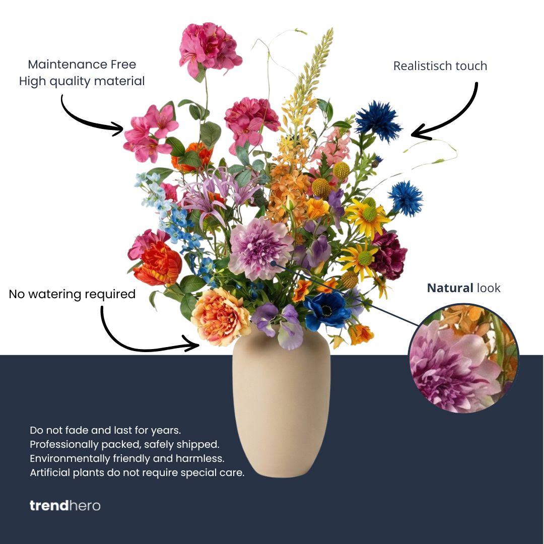 Kunstbloemen boeket - Summer Garden Deluxe