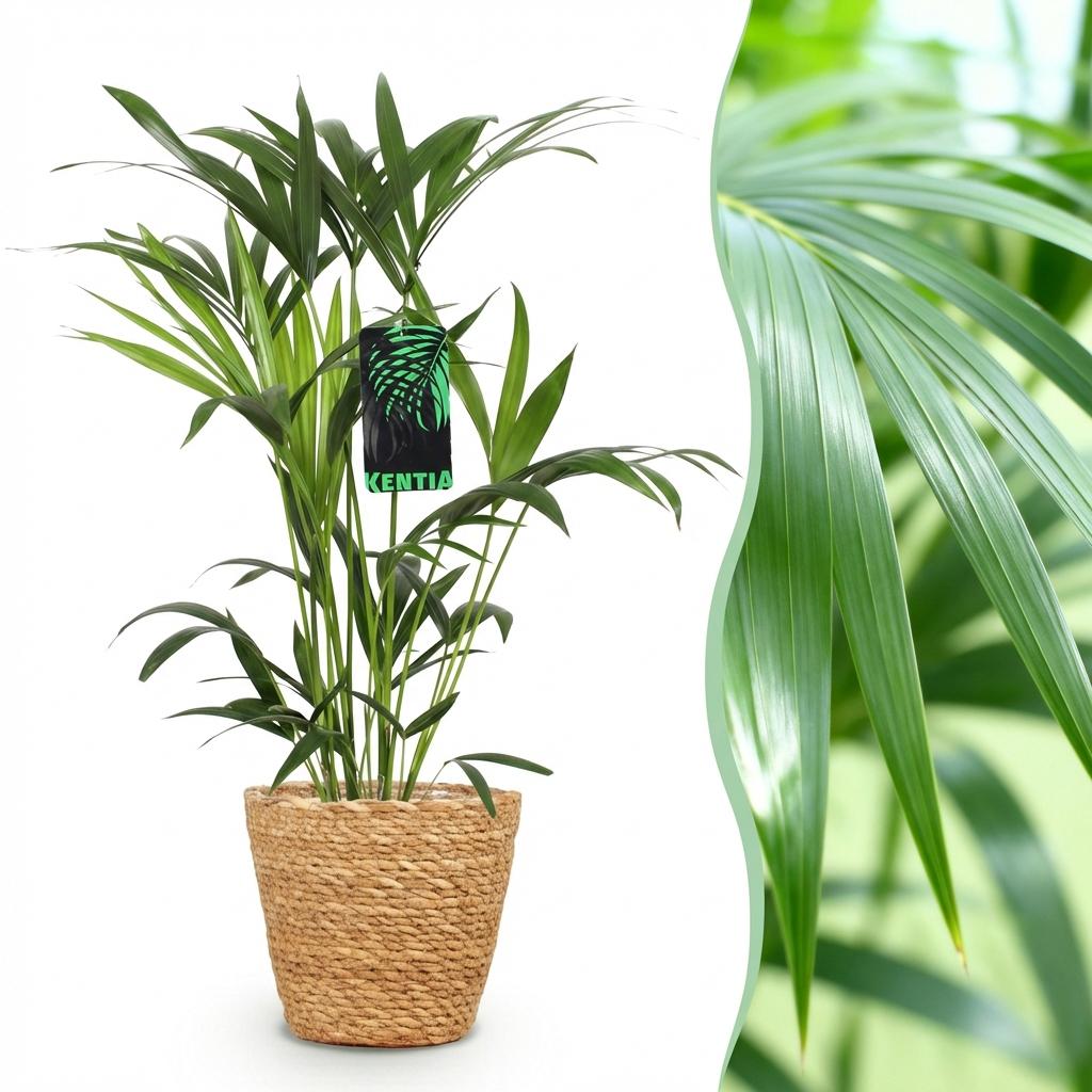 Howea Forsteriana Kentia Palm + mand
