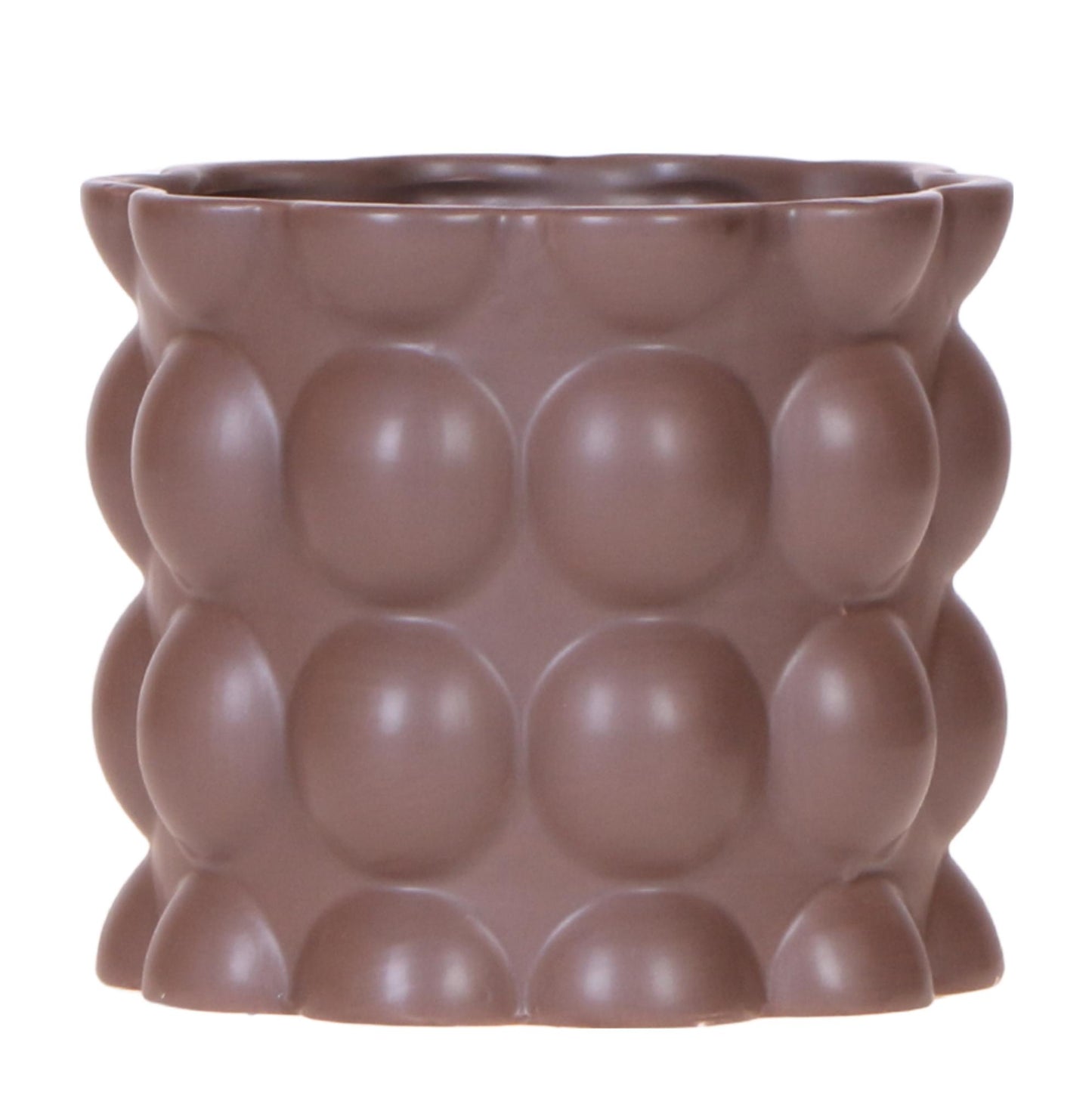 Cotton sierpot - Bruin - Ø12cm