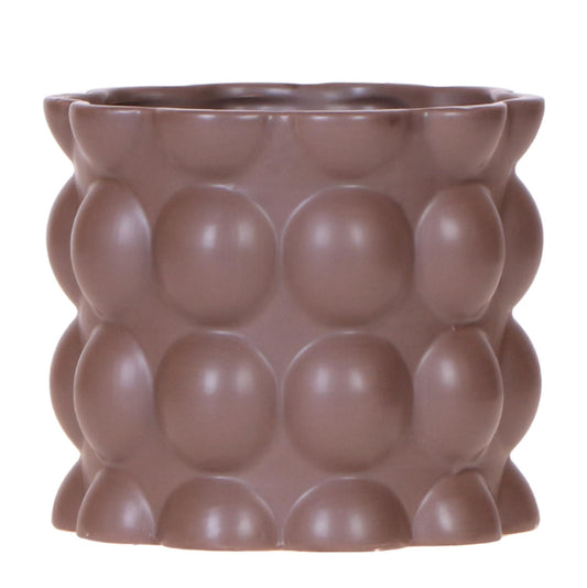 Cotton sierpot - Bruin - Ø12cm
