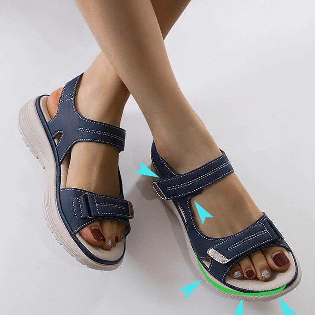 Pyrella | Dames Comfortabele Wandelsandalen – Verstelbare Sandalen met Dubbele Band