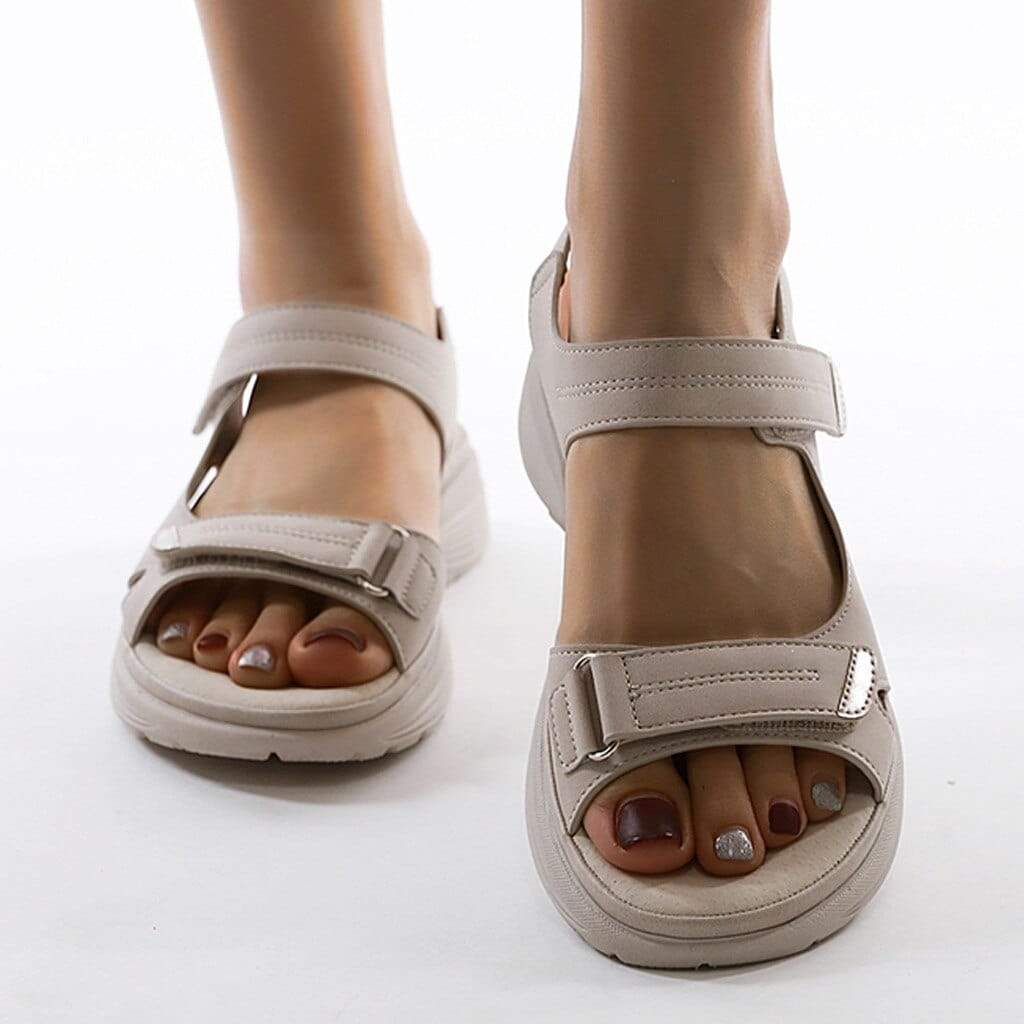 Pyrella | Dames Comfortabele Wandelsandalen – Verstelbare Sandalen met Dubbele Band