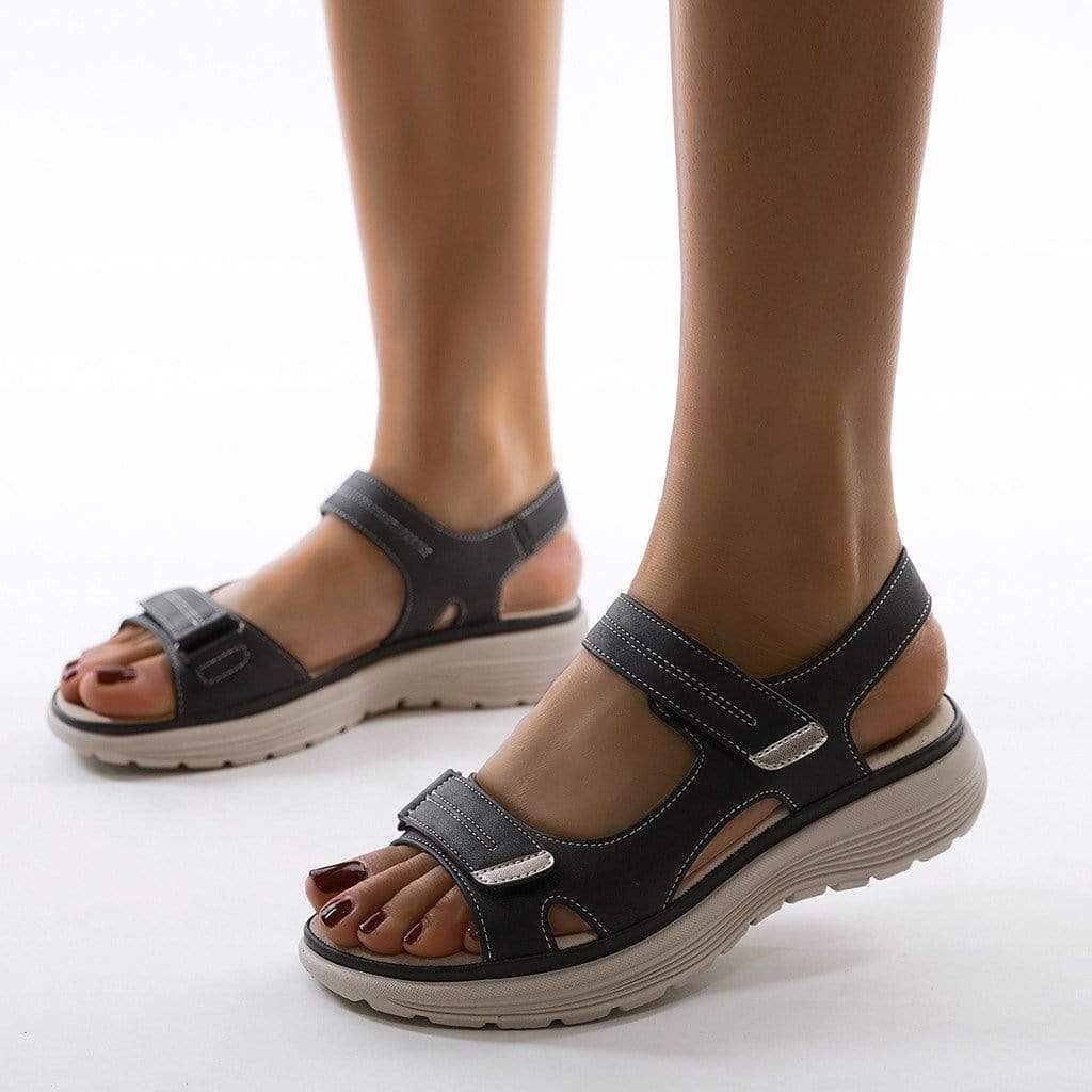 Pyrella | Dames Comfortabele Wandelsandalen – Verstelbare Sandalen met Dubbele Band